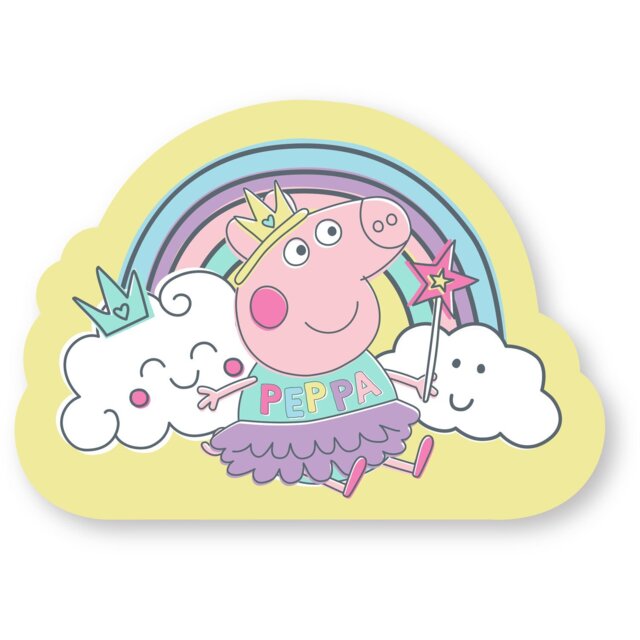 Peppa Pig Reversible Cushion Multicolour - Wilko - image 1