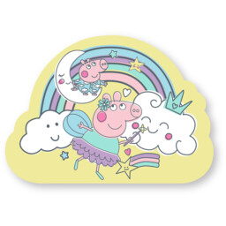 Peppa Pig Reversible Cushion Multicolour - Wilko - thumbnail 3