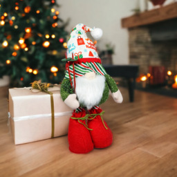 Xmas Haus Multicolour Light Up Extendable Gonk Christmas Decoration 34cm - Size: 15 x 20 x 34cm - Wilko - thumbnail 5