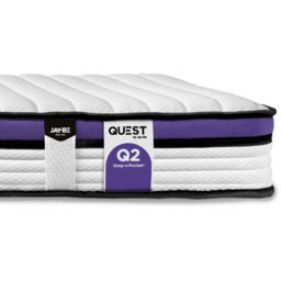 Jay-Be QUEST Q2 e-Pocket Eco-Friendly Children's Mattress - Size: Single - Multi - Wilko - thumbnail 3