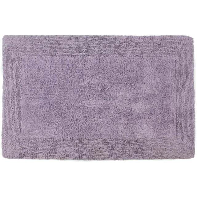 Allure Bath Fashions Elegance Heather Reversible Bath Mat 53 x 85cm - Purple - Wilko - image 1