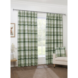 Henderson Thermal Curtain - Green/168cm/229cm - Divante - Wilko - thumbnail 3