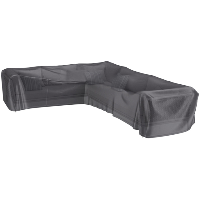 Platinum AeroCover Right Hand L Shaped Outdoor Sofa Cover 70 x 355cm - Size: 70 x 275 x 100cm - Grey - Wilko - image 1