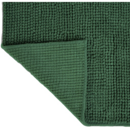 Allure Bath Fashions Dark Green Chenille Microfibre Supersoft Non-Slip Bobble Bath Mat 60 x 90cm - Wilko - thumbnail 4