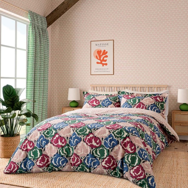 Scion Willow Tree King Size Berry Duvet Set - Wilko - image 1