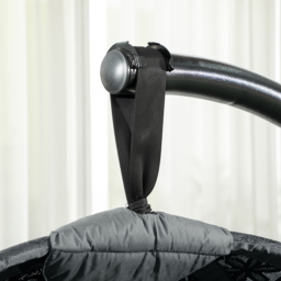 Outsunny Charcoal Grey Hanging Swing Chair - Size: 172 x 125 x 116cm - Wilko - thumbnail 4
