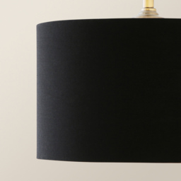 ValueLights Reni Black and Chrome Drum Shade 3 Drop Bar Chrome Diner LED Ceiling Light - Size: 123.5 x 98 x 25cm - Wilko - thumbnail 4