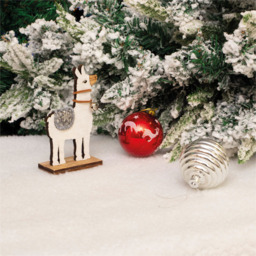 St Helens Wooden Upright Alpaca Ornament - Size: 130 x 40 x 70cm - Multi - Wilko - thumbnail 6
