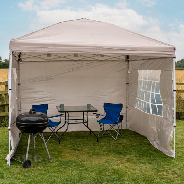 Jack Stonehouse 3 x 3m Beige Portable Pop Up Gazebo - Cream - Wilko - image 1