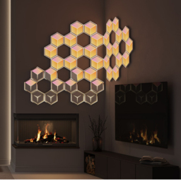 Govee Glide RGBIC LED Smart 3D Hexagon Ultra Light Panel 7 Pack - Size: 42.5 x 29.9 x 10cm - Multi - Wilko - thumbnail 3