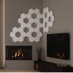 Govee Glide RGBIC LED Smart 3D Hexagon Ultra Light Panel 7 Pack - Size: 42.5 x 29.9 x 10cm - Multi - Wilko - thumbnail 7