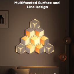 Govee Glide RGBIC LED Smart 3D Hexagon Ultra Light Panel 7 Pack - Size: 42.5 x 29.9 x 10cm - Multi - Wilko - thumbnail 6