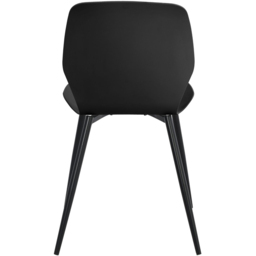 Core Products Carnaby Set of 2 Black Plastic Kitchen Chair - Wilko - thumbnail 6