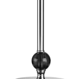 Premier Housewares Chrome and Black Acrylic Ball Table Lamp - Size: 14 x 14 x 35cm - Wilko - thumbnail 6