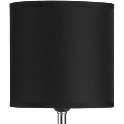 Premier Housewares Chrome and Black Acrylic Ball Table Lamp - Size: 14 x 14 x 35cm - Wilko - thumbnail 5
