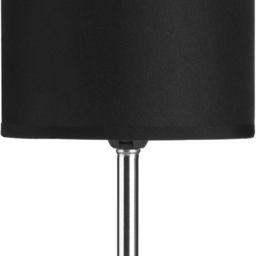 Premier Housewares Chrome and Black Acrylic Ball Table Lamp - Size: 14 x 14 x 35cm - Wilko - thumbnail 3