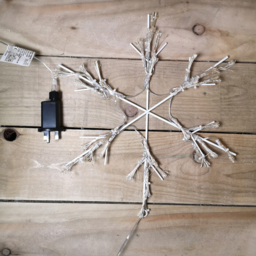 Samuel Alexander Warm White Snowflake Silhouette LED Christmas decoration 40cm - Size: 4cm - Wilko - thumbnail 5