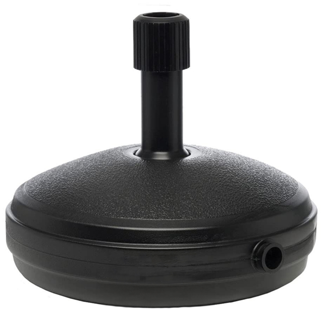 Samuel Alexander Black Water Filled Parasol Base 7L - Size: 35 x 16 x 45cm - Wilko - image 1