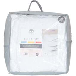 All Seasons Duvet  - White - Size: Single - Divante - Wilko - thumbnail 1
