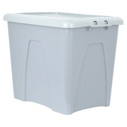 Wham 75L Soft Grey Home Upcycle Storage Box with Lid 2 Pack - Wilko - thumbnail 5