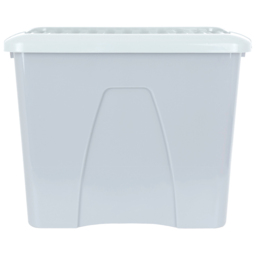 Wham 75L Soft Grey Home Upcycle Storage Box with Lid 2 Pack - Wilko - thumbnail 3