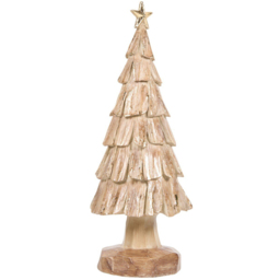 Wood Effect Brushed Gold Christmas Tree Brushed Gold - Amber Charm - Wilko - thumbnail 3
