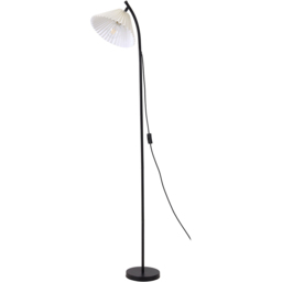 Living and Home Black LED Floor Lamp - Size: 157 x 30 x 30cm - Wilko - thumbnail 1