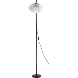 Living and Home Black LED Floor Lamp - Size: 157 x 30 x 30cm - Wilko - thumbnail 4