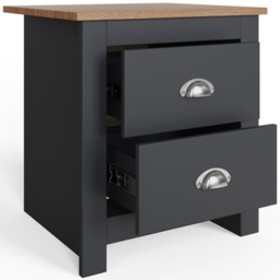 GFW Lancaster Slate Blue 4 Piece Bedroom Furniture Set - Wilko - thumbnail 5