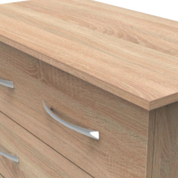 Crowndale Avon 3 Drawer Bardolino Oak Chest of Drawers - Wilko - thumbnail 6
