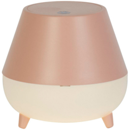Lighting Collection Pink Rechargeable Storage LED Table Lamp - Size: 14 x 13 x 13cm - Salmon and Frosted - Wilko - thumbnail 4