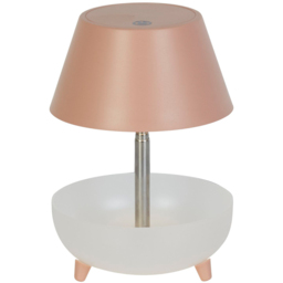 Lighting Collection Pink Rechargeable Storage LED Table Lamp - Size: 14 x 13 x 13cm - Salmon and Frosted - Wilko - thumbnail 5
