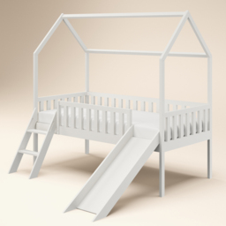 Flair Explorer White Pine Mid Sleeper with Slide and Rails - Size: Single - Wilko - thumbnail 3