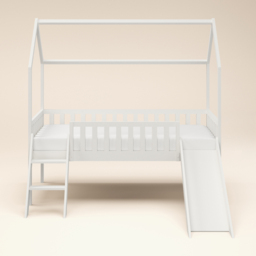 Flair Explorer White Pine Mid Sleeper with Slide and Rails - Size: Single - Wilko - thumbnail 4
