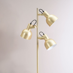 ValueLights Albie Gold 3 Way Adjustable LED Floor Lamp - Size: 162 x 45 x 25cm - Wilko - thumbnail 5