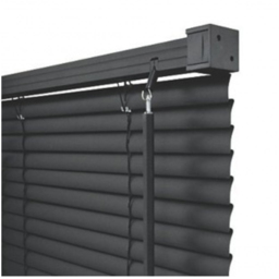 New Edge Blinds PVC Venetian Blind Black 65cm - Size: W 65 x D 152cm - Wilko - thumbnail 5