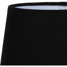 Black Tapered Lamp Shade 35cm - Wilko - thumbnail 3
