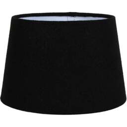 Black Tapered Lamp Shade 35cm - Wilko