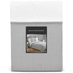 Sweet Dreams Lincoln Single Black Stripes Duvet Set - Wilko - thumbnail 4