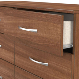 Crowndale Avon 6 Drawer Noche Walnut Chest of Drawers - Wilko - thumbnail 7