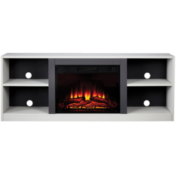 Suncrest Camden Grey Textured Electric Media Unit - Size: 58.8 x 156 x 24.3cm - Wilko - thumbnail 3