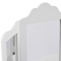 Liberty House Toys Kids White Dressing Table Set with Mirror - Size: 30 x 60 x 98cm - Wilko - thumbnail 7