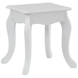 Liberty House Toys Kids White Dressing Table Set with Mirror - Size: 30 x 60 x 98cm - Wilko - thumbnail 5