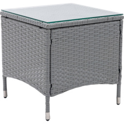 Venice Set of 2 Grey Sun Loungers with Table - Size: 103 x 59 x 196cm - MCC - Wilko - thumbnail 6