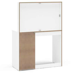 Ava 5 Drawer White Dressing Table with Mirror - Size: 40 x 97 x 136cm - Birlea - Wilko - thumbnail 6