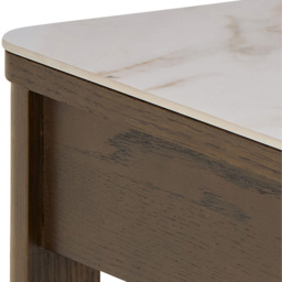 Florence Southampton Single Drawer Cream Ceramic Square Side Table - Size: 45 x 45 x 45cm - Multi - Furniture To Go - Wilko - thumbnail 6