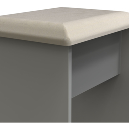 Cube Dusk Grey Dressing Table Stool - Crowndale - Wilko - thumbnail 6