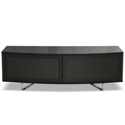 Centurion Supports Caru Gloss Black 2 Door TV Unit - Size: 43 x 120 x 50cm - Wilko - thumbnail 7