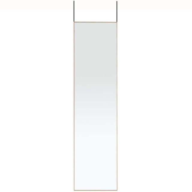 Living and Home Gold Frame Over Door Full Length Mirror 37 x 147cm - Size: 147 x 37cm - Wilko - image 1