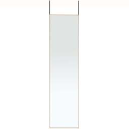 Living and Home Gold Frame Over Door Full Length Mirror 37 x 147cm - Size: 147 x 37cm - Wilko